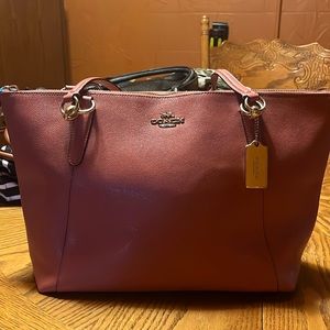 Pink Coach Tote